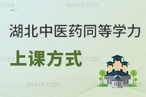 湖北中醫藥大學同等學力申碩上課方式：全程網絡班隨時隨地學